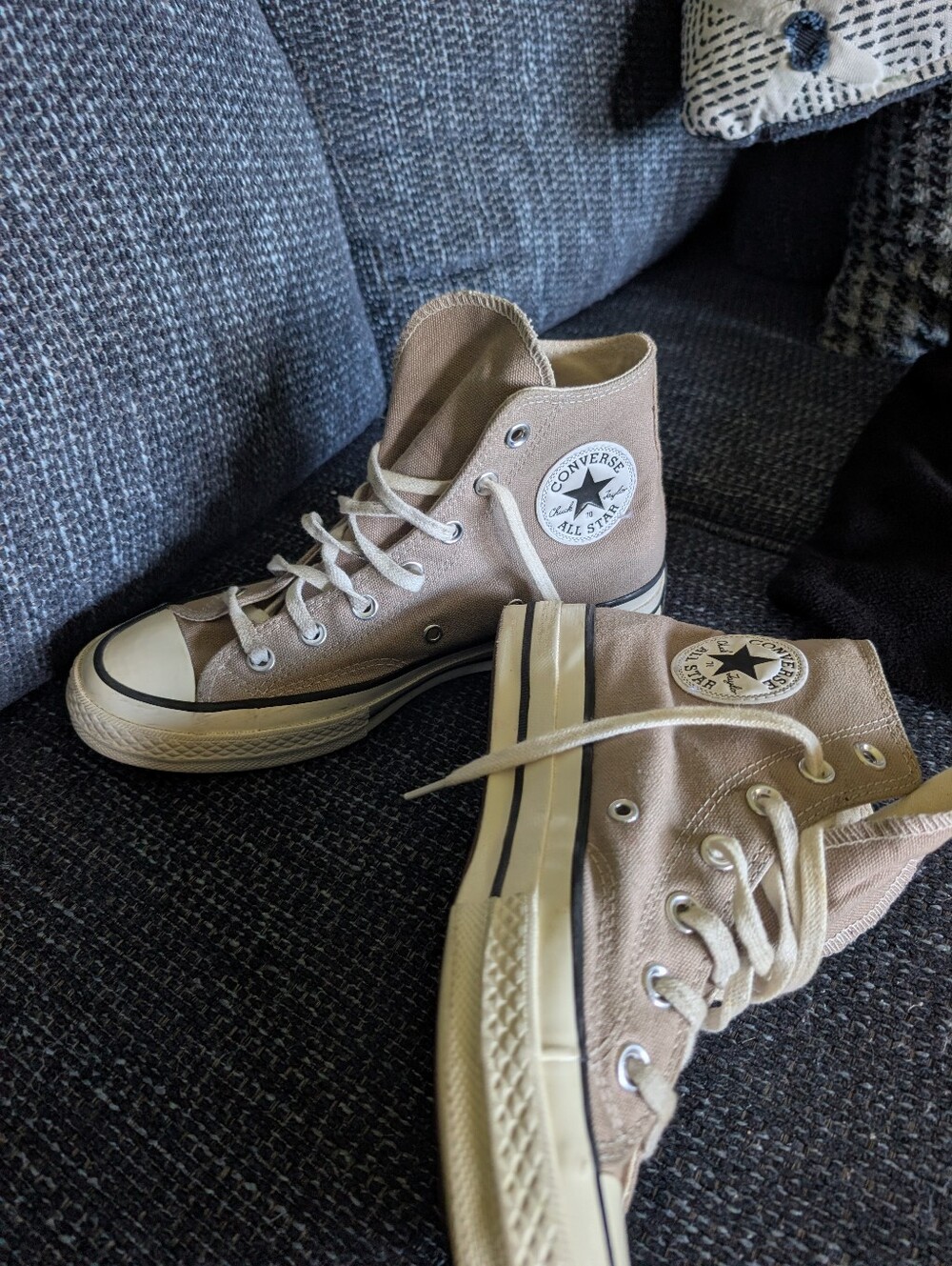 Converse Chuck Taylor All Star High Top Sneakers - Taupe/ Biege